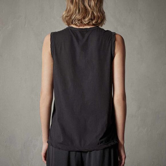 James Perse Cove Tank Top WHGF3875 in Black 1 S - Picture 4 of 4